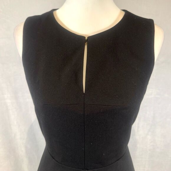 Calvin Klein black clasp keyhole career dress size 2 - Picture 4 of 9